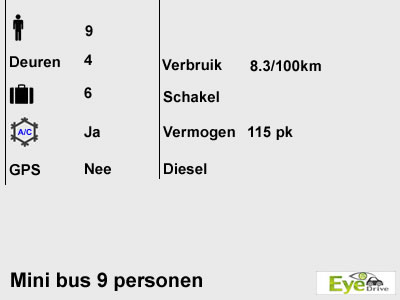 minibus 9personen nl